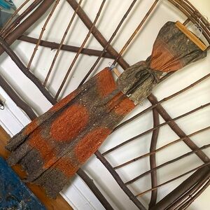 Sage Machado 2 piece 100% silk bandeau top and skirt